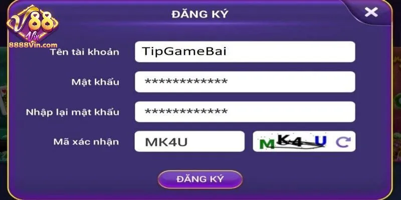 Cược thủ cần đăng ký tài khoản cược tại 88VIN